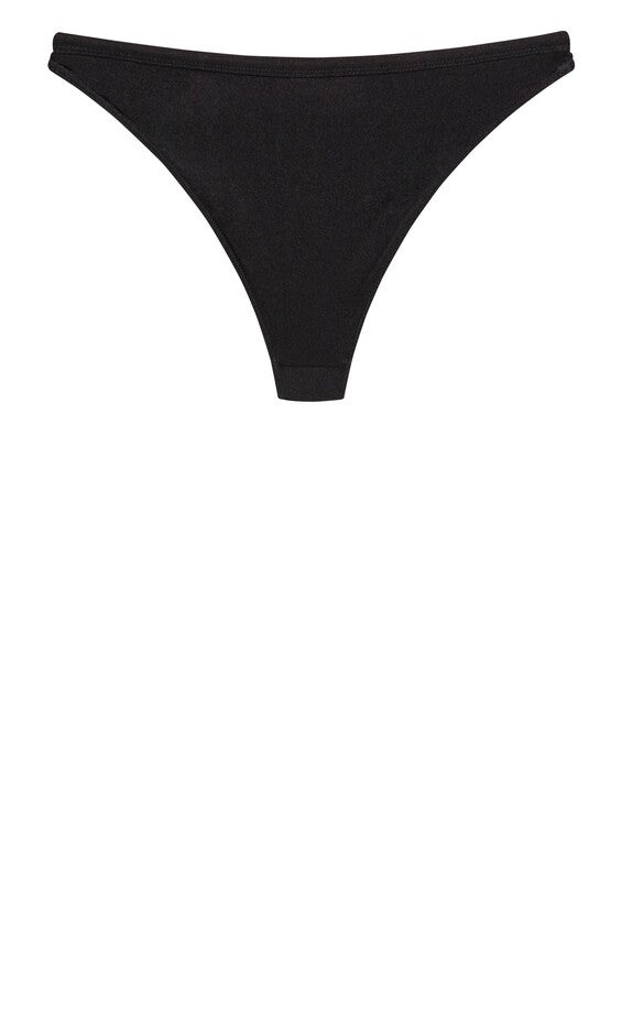Greta Bikini Bottom- black, BLACK, alternate image number 4