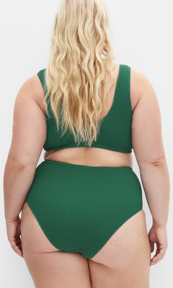 Avalon Hi Waist Bikini Brief - green, GREEN, alternate image number null