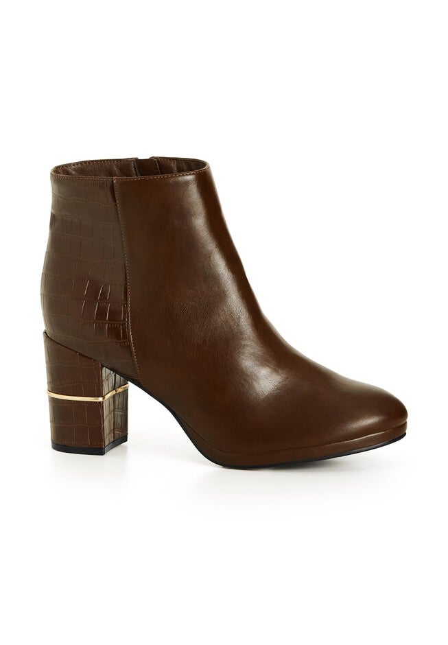 WIDE FIT Rubi Ankle Boot - choc brown, RED WHITE BLUE, hi-res image number 0