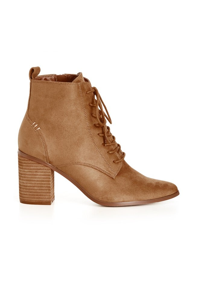WIDE FIT Calista Ankle Boot - tan, TAN, on-hover image number null