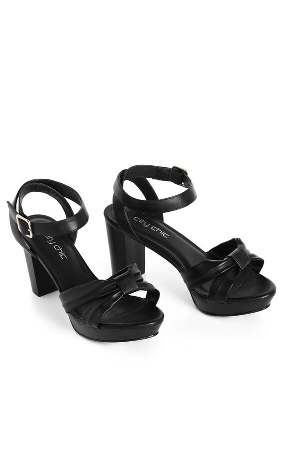 WIDE FIT Leah Platform - black, BLACK, alternate image number null