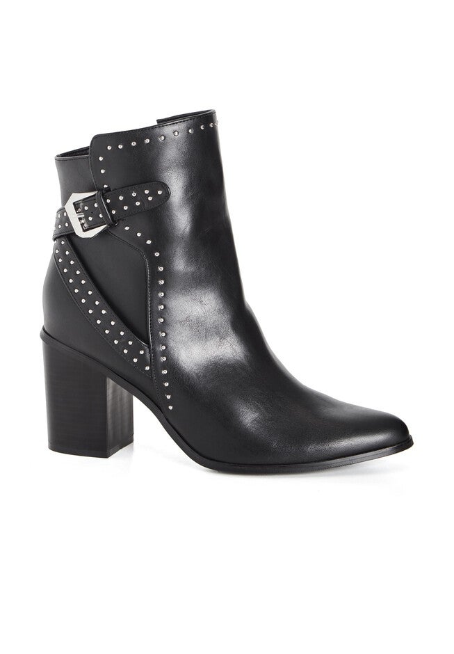 WIDE FIT Orly Ankle Boot - black, BLACK, hi-res image number null