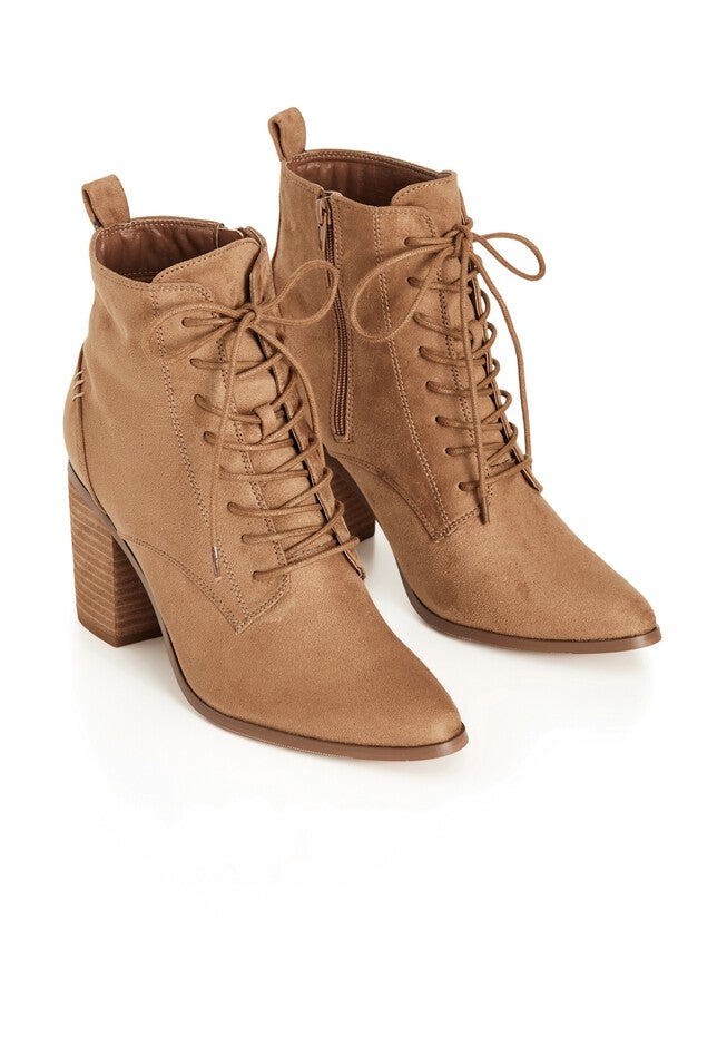 WIDE FIT Calista Ankle Boot - tan, TAN, alternate image number null