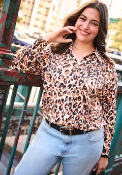 Signature Button Front Blouse