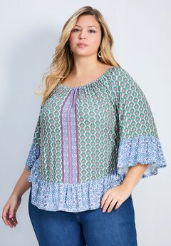 Serenity Ruffle Top
