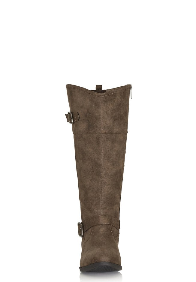 Tall Riding Boot, TAUPE, alternate image number 4