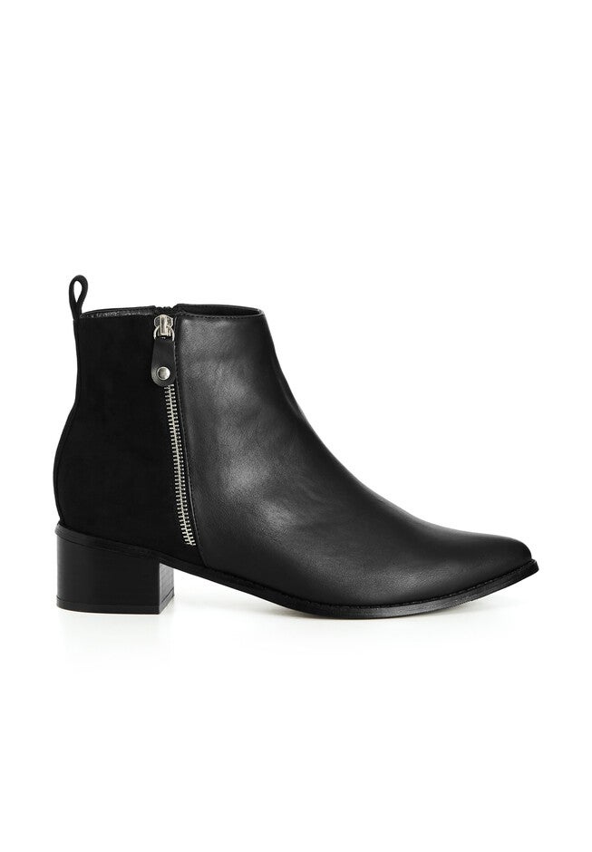 WIDE FIT Lucia Ankle Boot - black, BLACK, on-hover image number 1