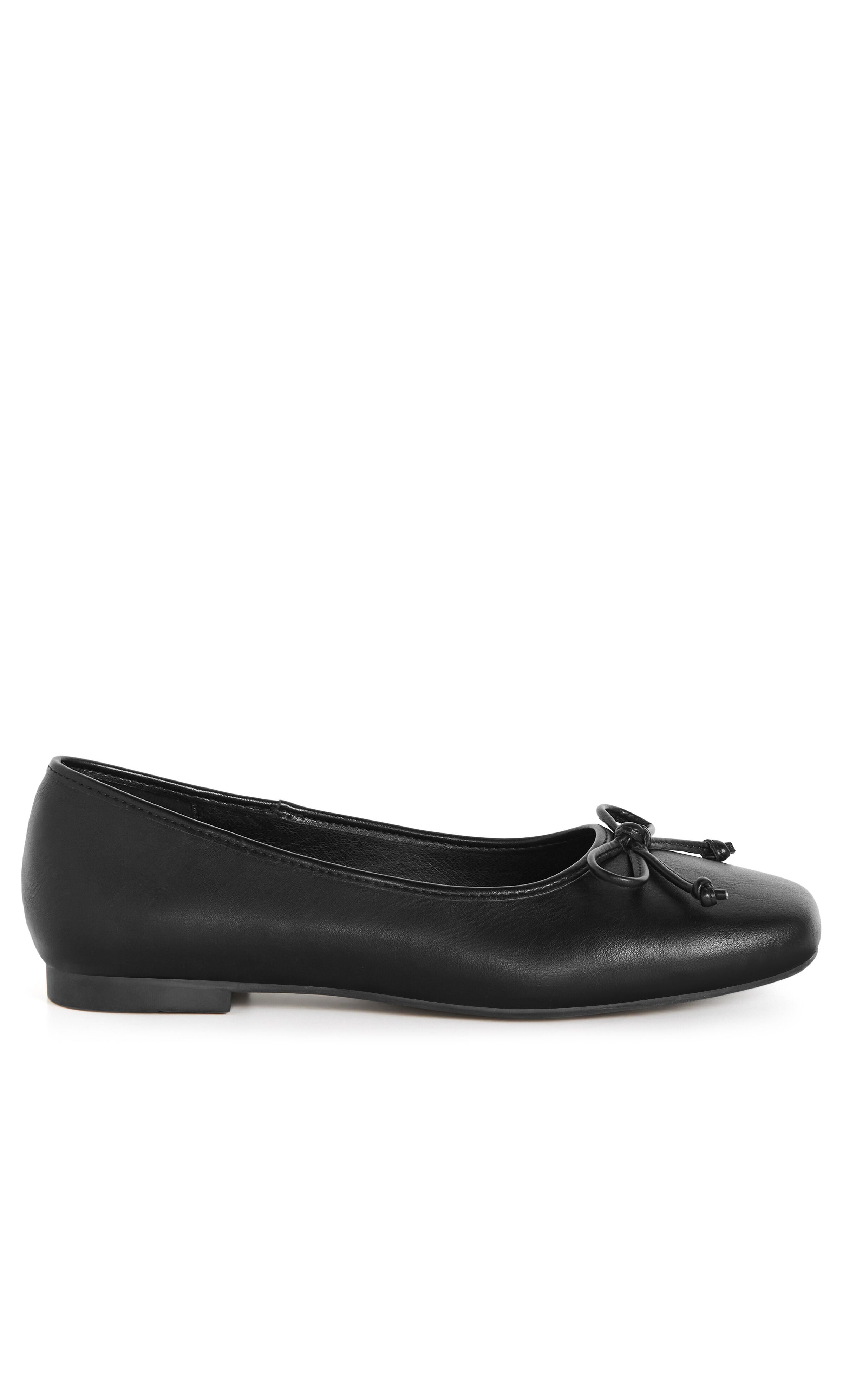 WIDE FIT Ella Ballet Flat - black, BLACK, hi-res image number 0