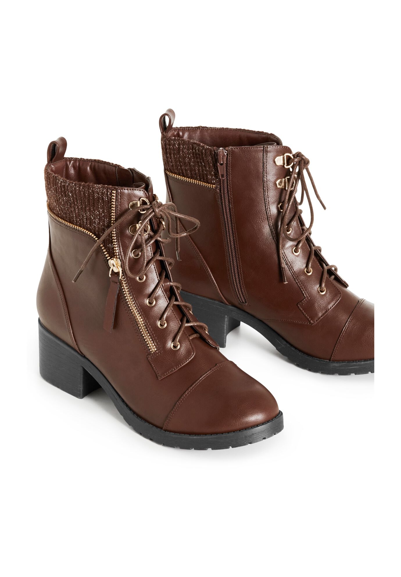 WIDE FIT Rita Ankle Boot, BROWN, alternate image number 5