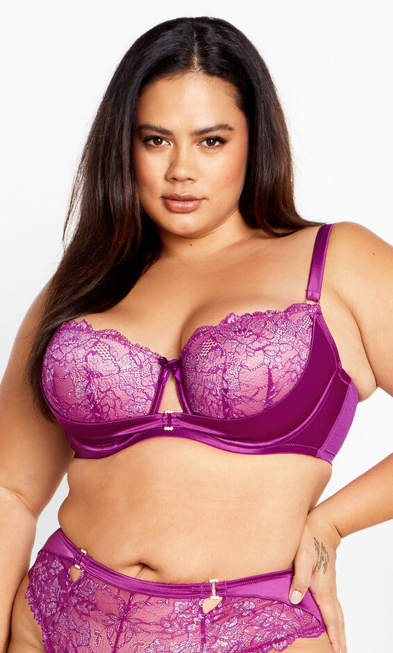 Renay Contour Bra - magenta purple, PURPLE, alternate image number null