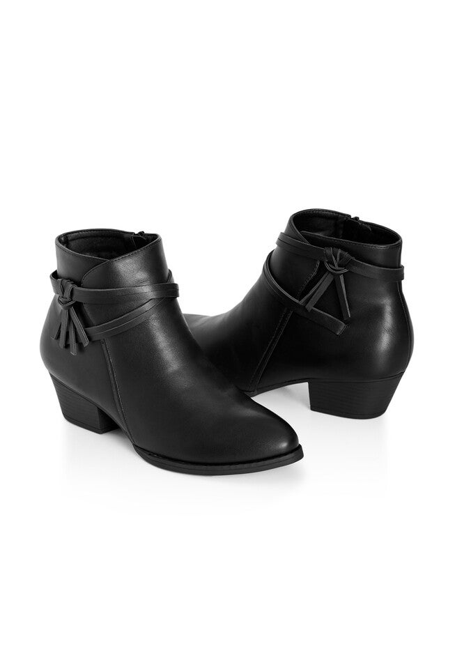 Halsten Ankle Boot, BLACK, alternate image number null