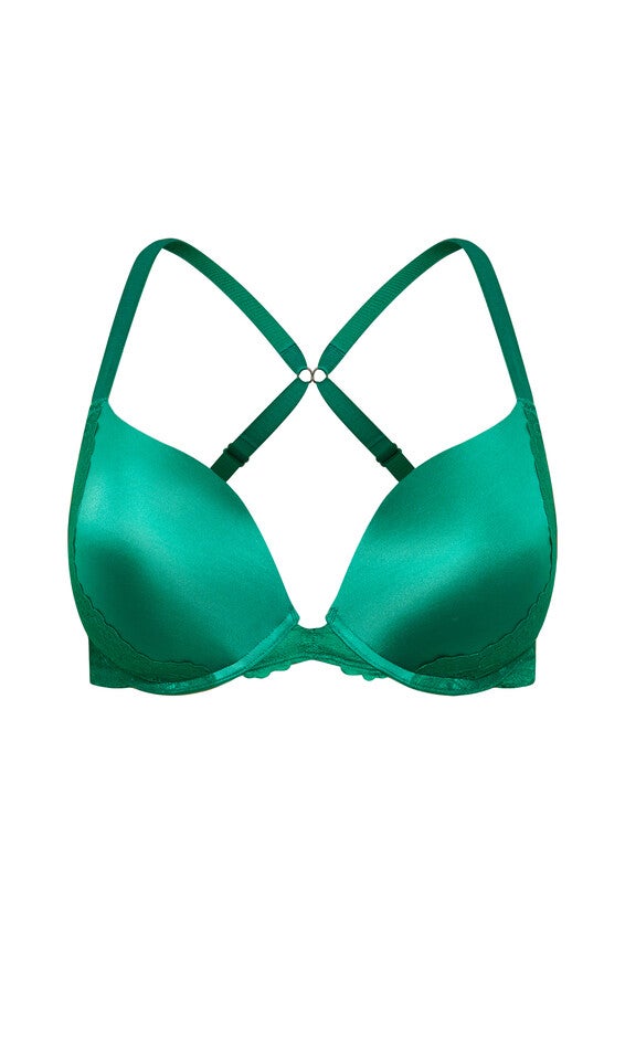 Allure Push Up Bra - kelly green, GREEN, alternate image number 3