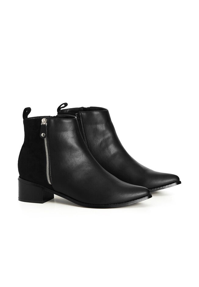 WIDE FIT Lucia Ankle Boot - black, BLACK, alternate image number 5