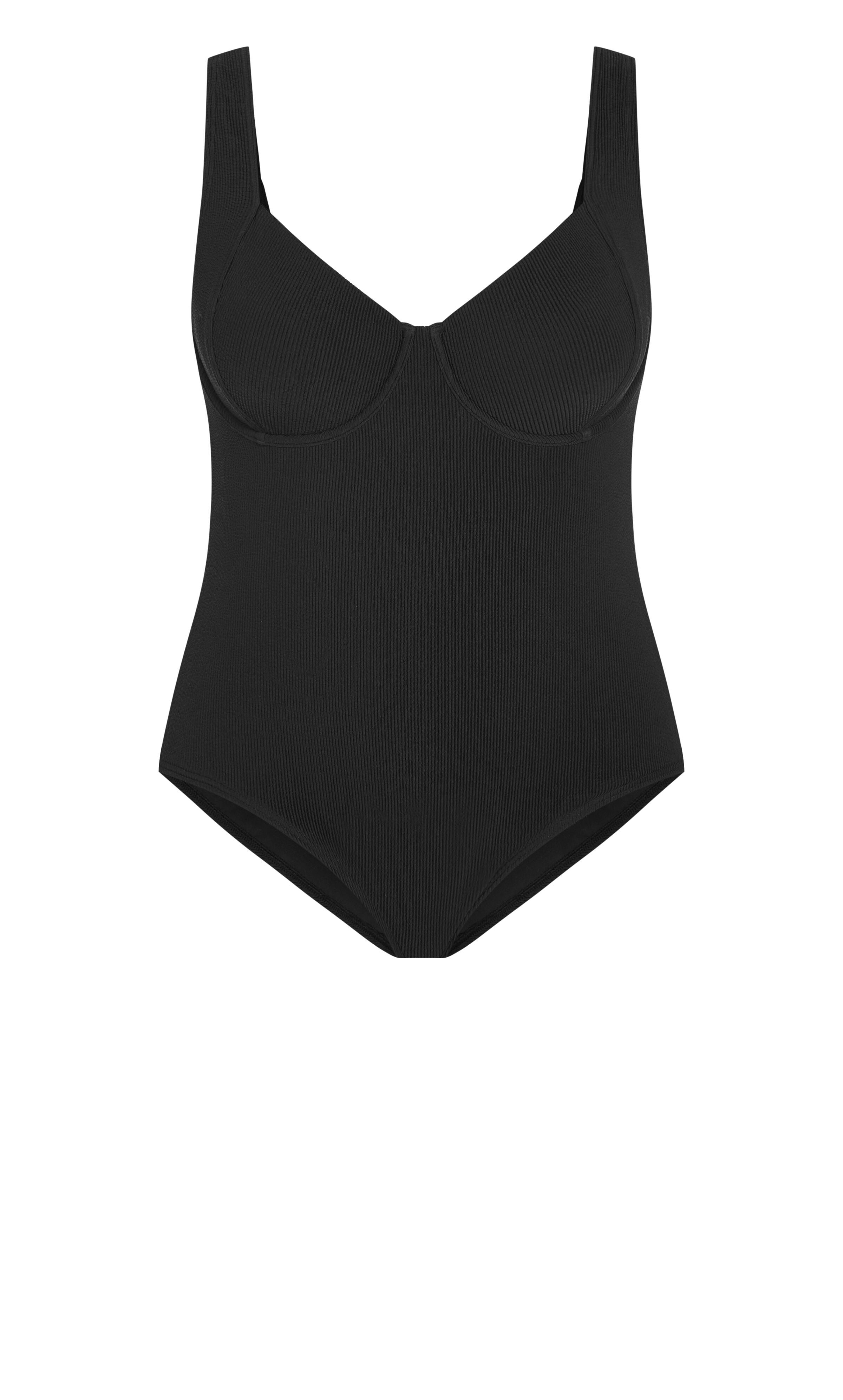 Corfu Underwire 1 Piece - black, BLACK, alternate image number 1