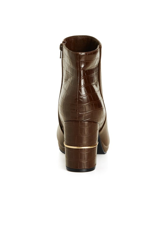 WIDE FIT Rubi Ankle Boot - choc brown, RED WHITE BLUE, alternate image number 2