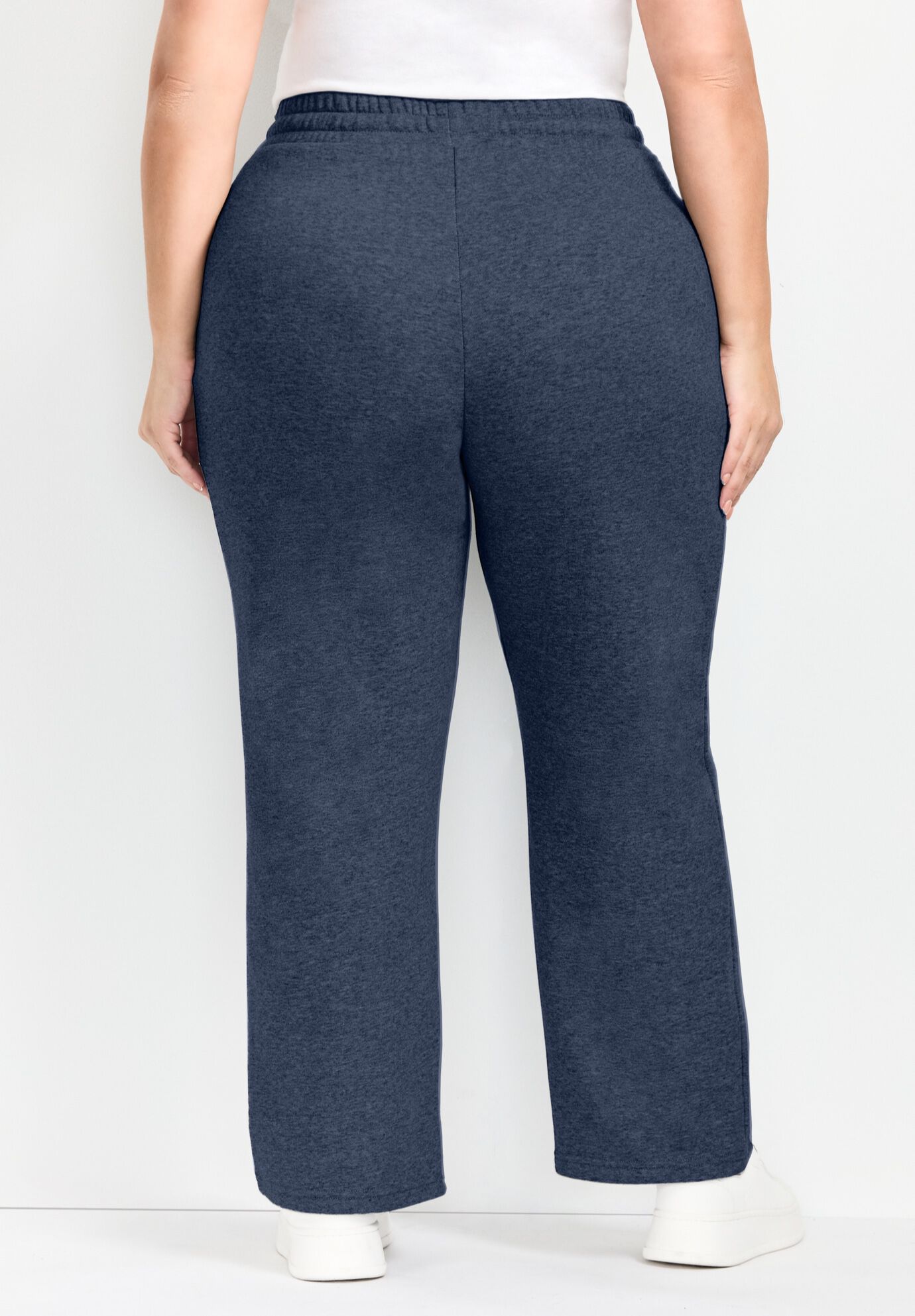 Piper Wide Leg Sweatpant, NAVY, alternate image number 2