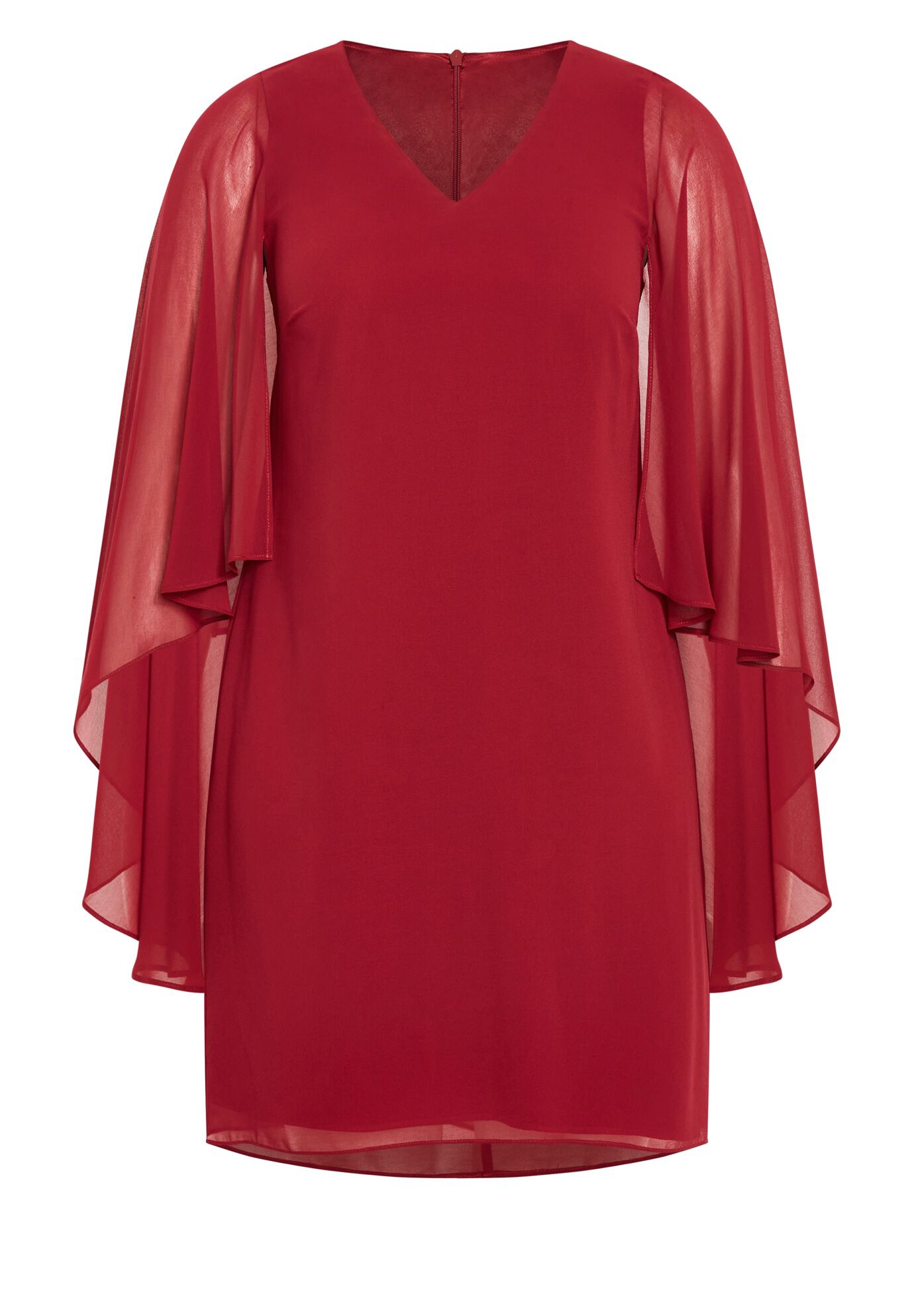 Nina Cape Dress, RUBY, alternate image number 5