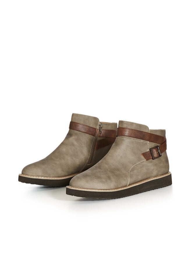 Valentina Wide Width Ankle Boot, GREY, alternate image number null