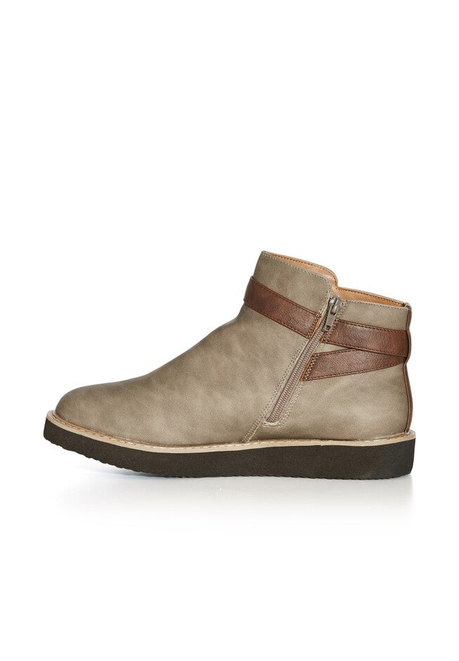 Valentina Wide Width Ankle Boot, GREY, alternate image number null