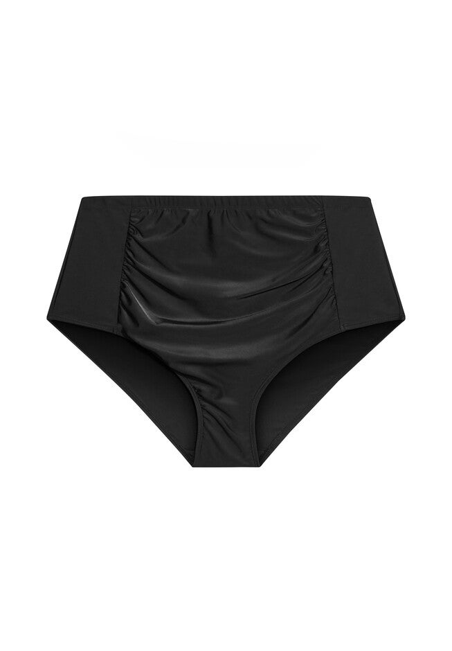 Hi Waist Swim Brief, BLACK, alternate image number null
