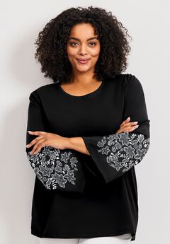 Novelty Bell Sleeve Top