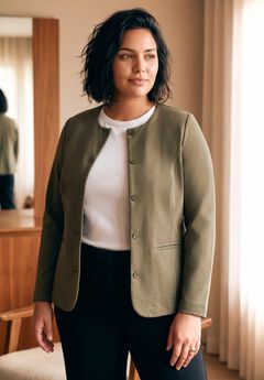Ponte Button Blazer