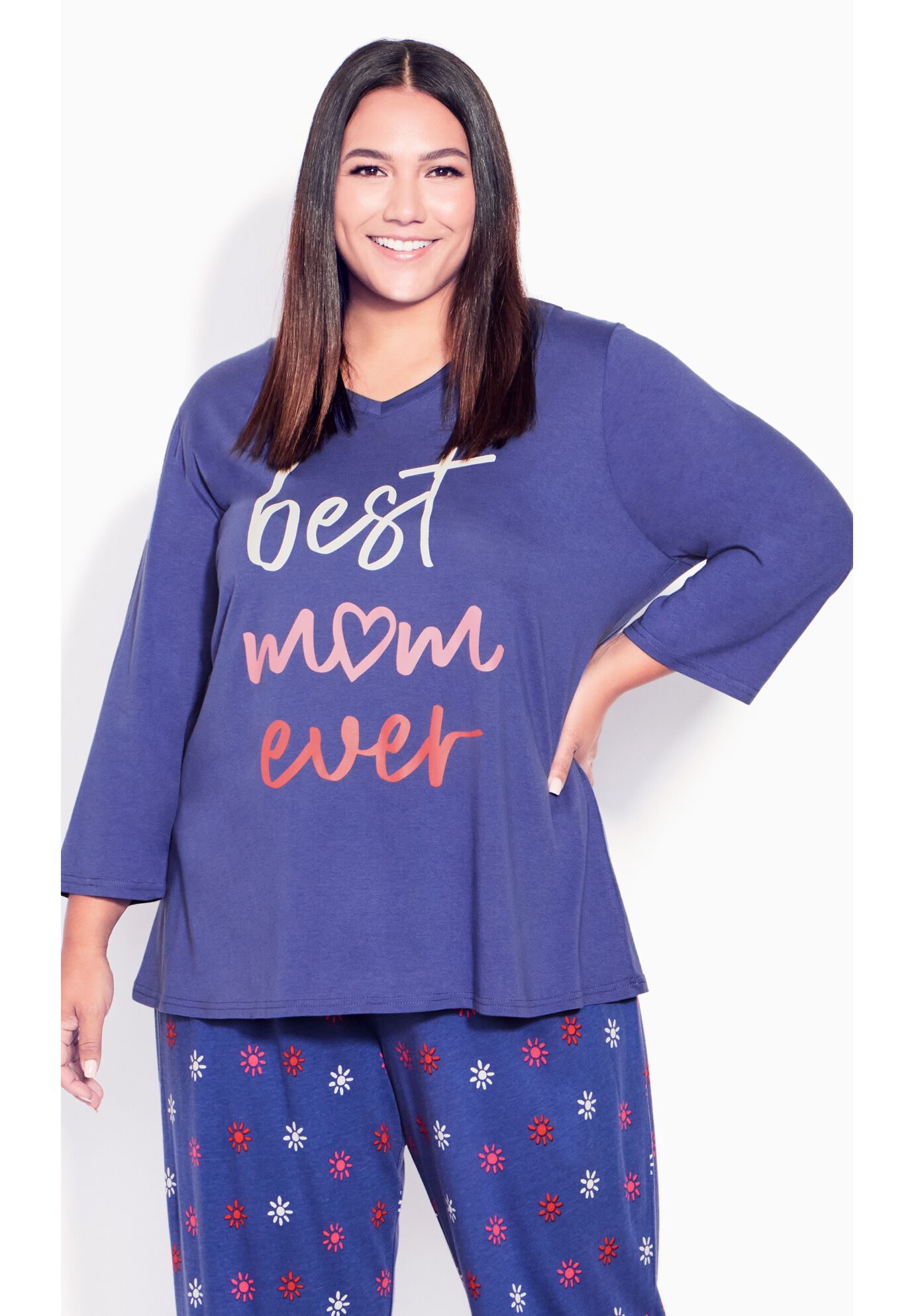 Best Mom Sleep Top, BEST MOM, hi-res image number 0