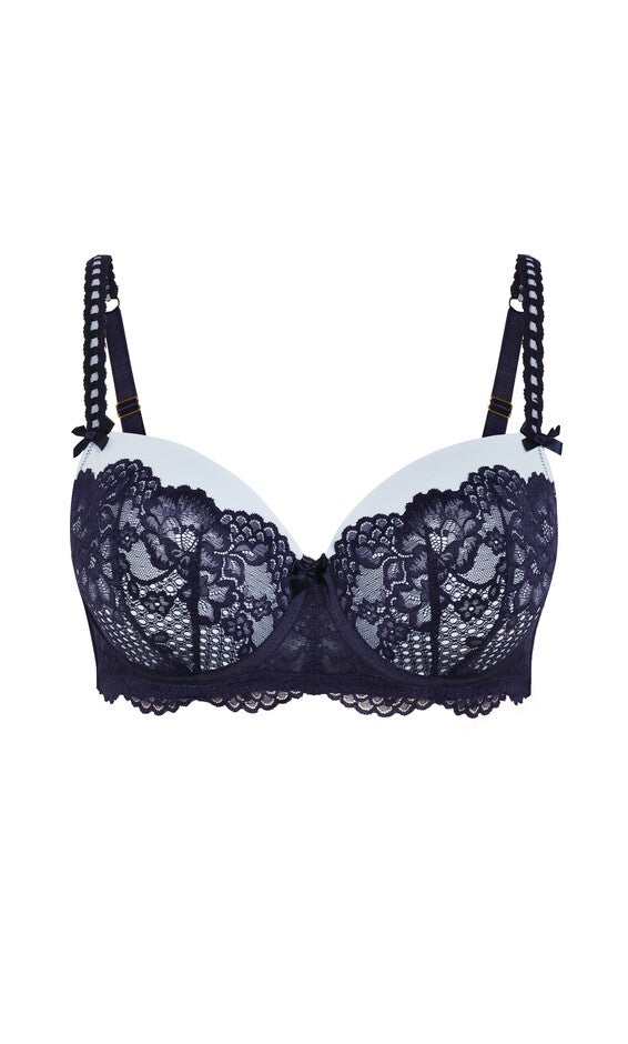 Leyla Contour Bra - french navy, BLUE, alternate image number null