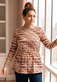 Flowy Peplum Top