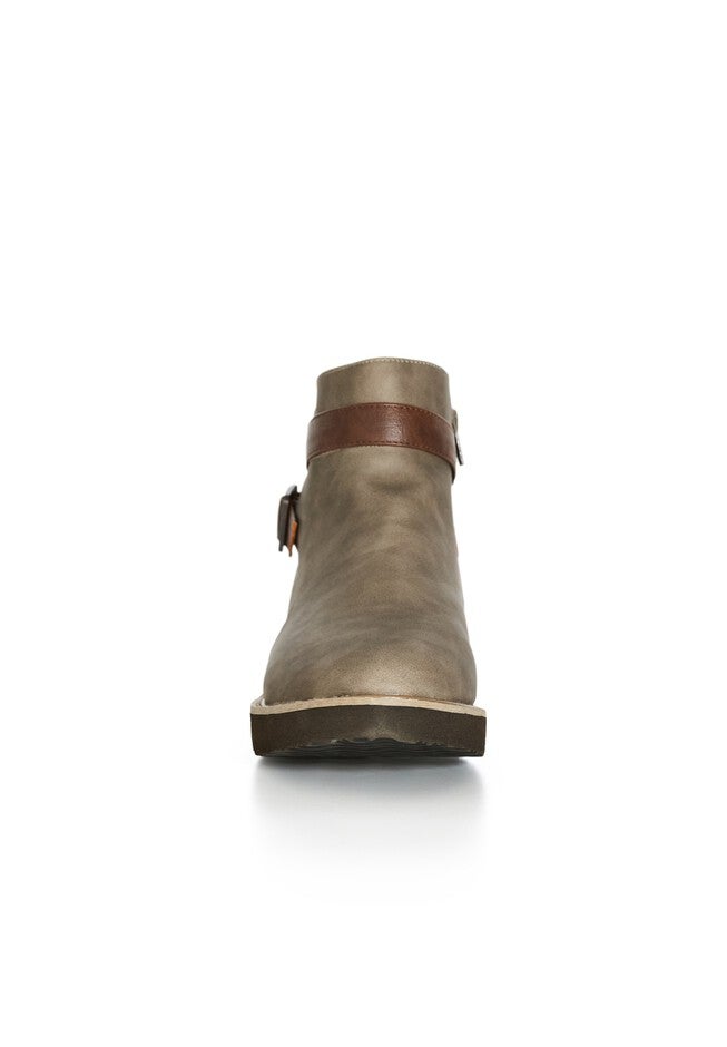 Valentina Wide Width Ankle Boot, GREY, alternate image number null