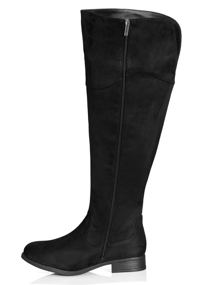 Nadia Wide Width Tall Boot, BLACK, alternate image number 5
