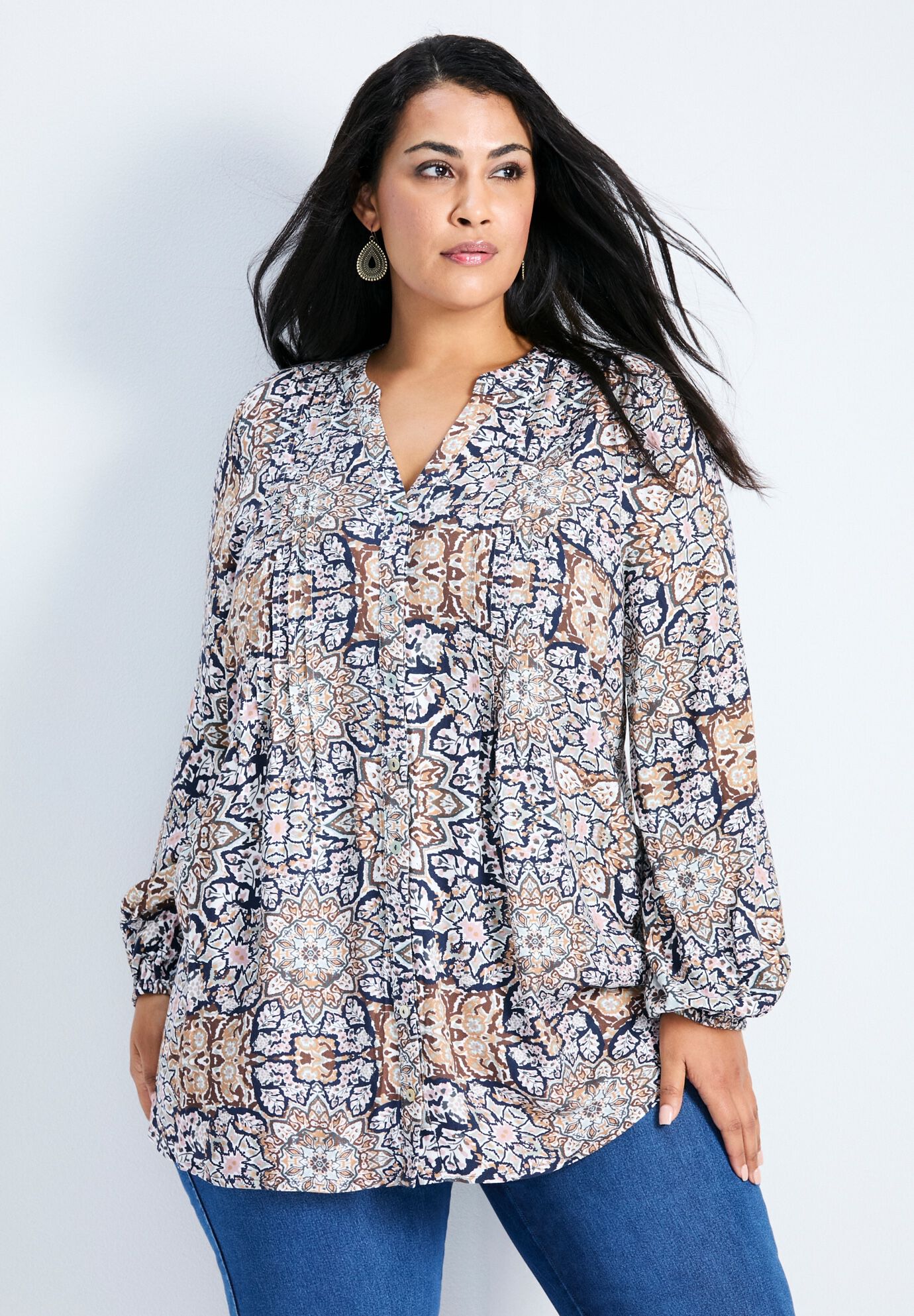 Celia Pintuck Blouse, WILD FRONTIER, hi-res image number 0