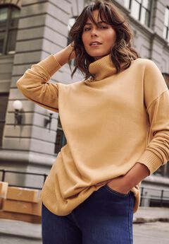Turtleneck Tunic Sweater