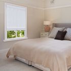 Cordless Tassel Trim Valance Flat Roman Shade, , on-hover image number null