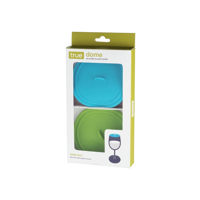 Dome Wine Glass Covers In Asstd Colors By True, , alternate image number null