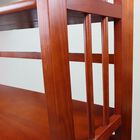 3-Shelf Folding Bookcase 14" Wide-Mahogany, , alternate image number null