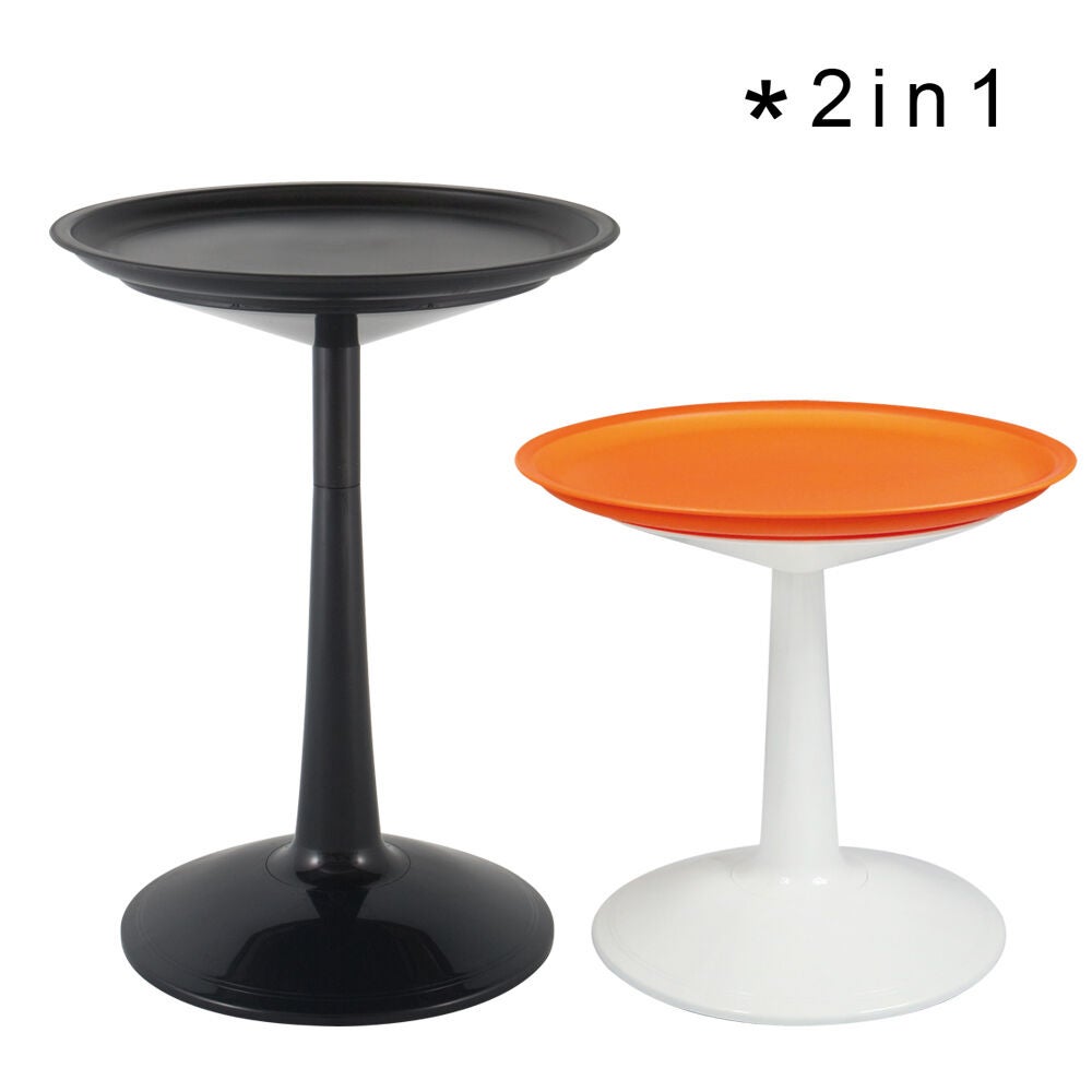 SPROUT 2 IN 1 SIDE TABLE, BLACK, alternate image number 2