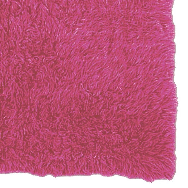 Flokati Fushcia Rug, , alternate image number 3