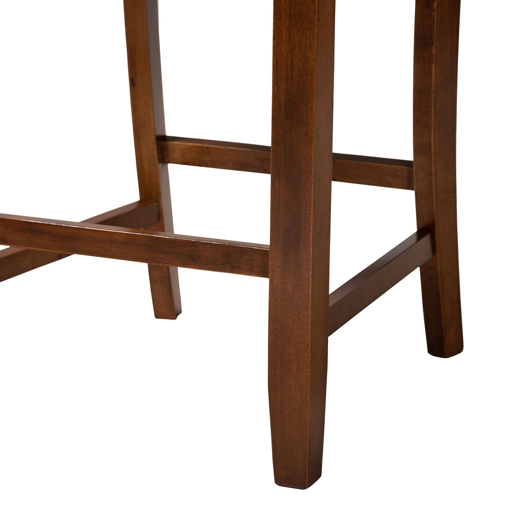 Olympia Modern Beige Fabric And Espresso Brown Finished Wood Counter Stool, , alternate image number 18