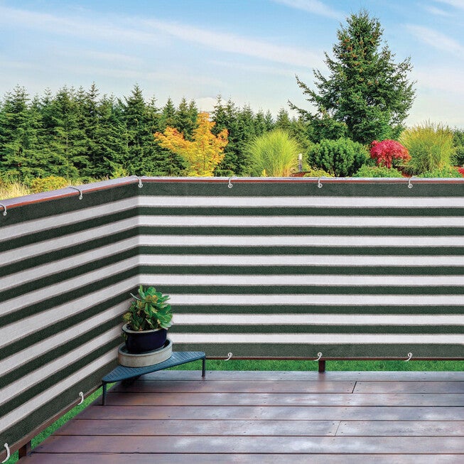 Deck/Fence Privacy Screen, GREEN, hi-res image number null