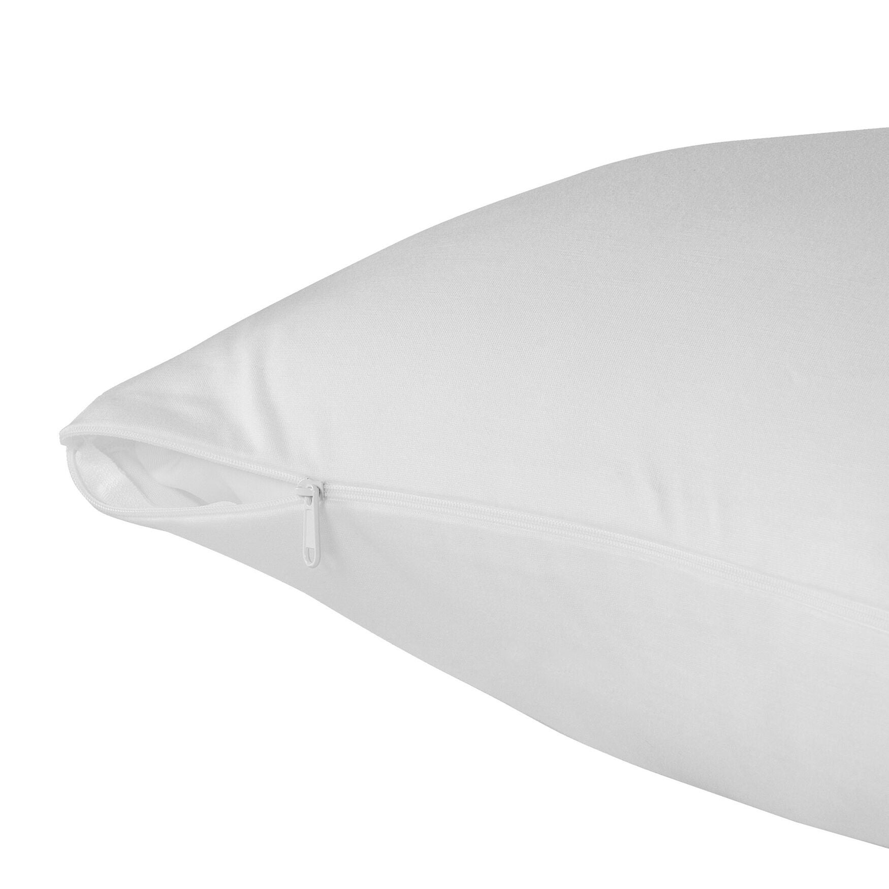 All-In-One Repreve Recycled Soft Terry Pillow Protector 2-Pack, Standard/Queen, , on-hover image number 1