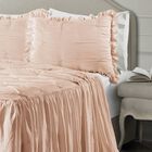 Ravello Pintuck Ruffle Skirt Bedspread 3 Pc Set, , alternate image number null
