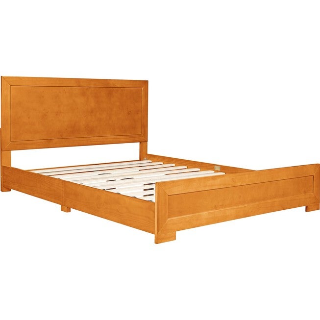 Oxford Platform Bed, Walnut, Twin, CHERRY, alternate image number 3