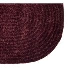 Chenille Solid Braid Collection Reversible Indoor Area Rug, 96" Round, , on-hover image number null