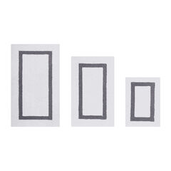 Hotel Collection 100% Cotton 3 Piece (17" X 24" | 21" X 34" | 24" X 40") Bath Rug Set