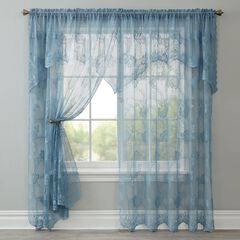 Ella Floral Lace Panel with Attached Valance