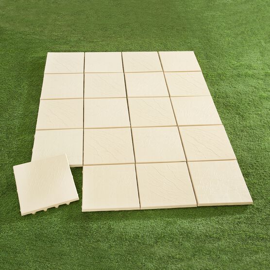 Lawn Tiles, Set of 12, TAN, hi-res image number null
