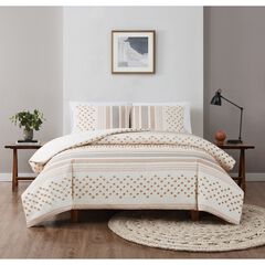 Mia Tufted Textured Comforter Set