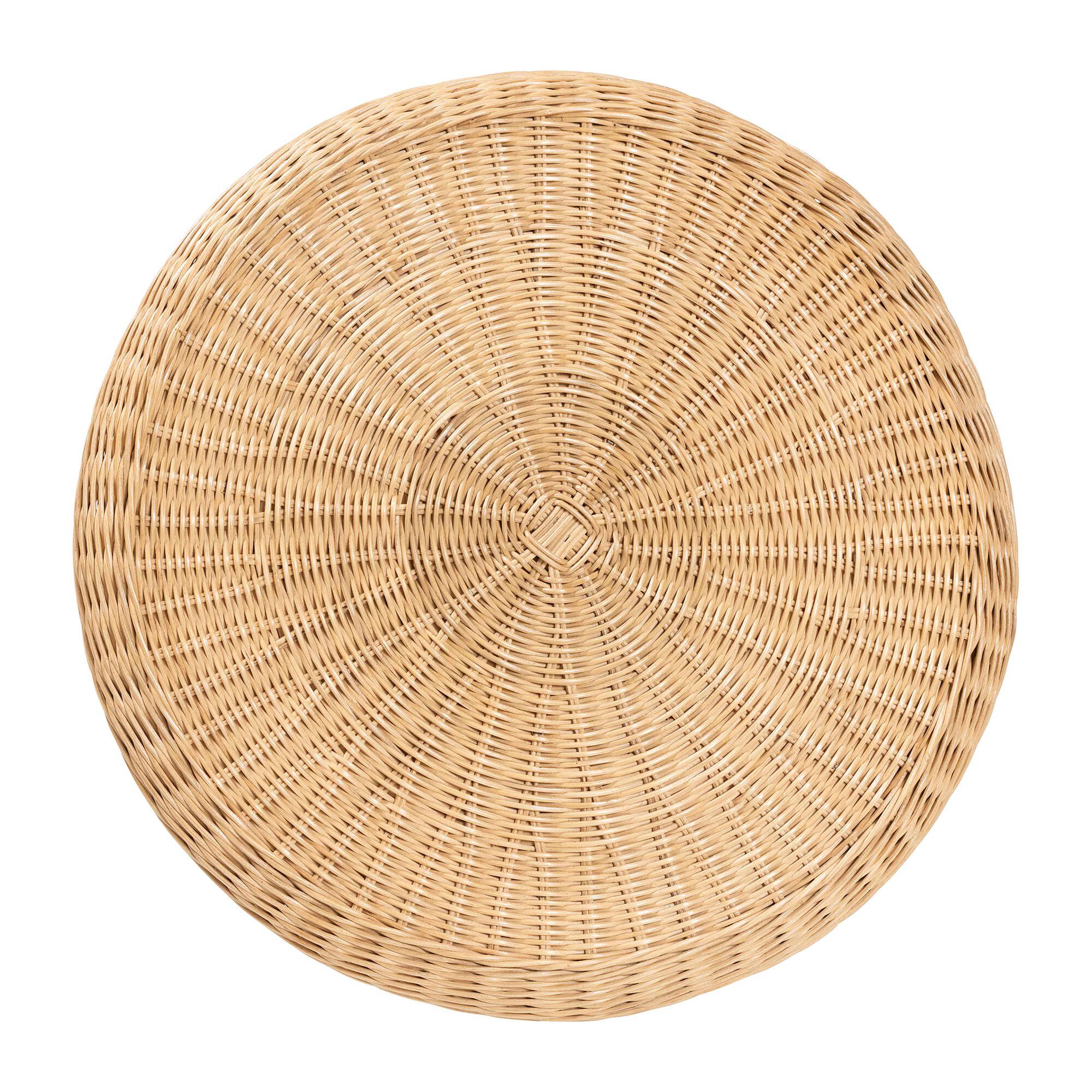 Hideo Natural Rattan End Table, NATURAL, alternate image number 5