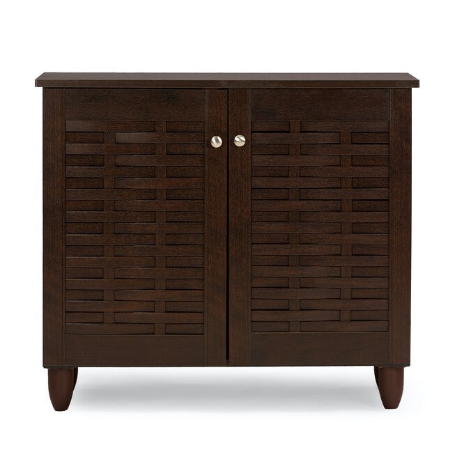 Winda 2-Door Wooden Entryway Shoes Storage Cabinet Furniture, , alternate image number 3